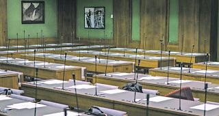 Der richtige Ort? Das Kantonsparlament in Sitten vor der konstituierenden Session im vergangenen Mai.  