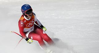 Lara Gut fehlte eine Hundertstel Sekunde zur Bronzemedaille.