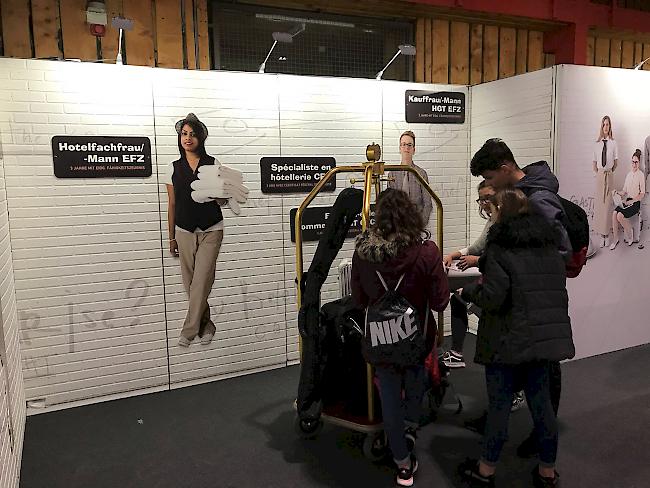 Impressionen von der Berufs- und Ausbildungsmesse «Your Challenge»