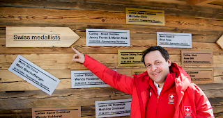 Chef de Mission Ralph St&ouml;ckli an der finalen Medienkonferenz in PyeongChang.