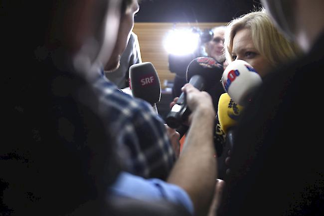 Grosses Interesse. Bereits die Medienkonferenzen zum Ermittlungsstand waren aufmerksam verfolgt worden. Im Bild: Barbara Loppacher, leitende Staatsanwältin der Staatsanwaltschaft Lenzburg-Aarau, im Februar 2016.