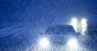 Die Eltern waren am Donnerstag bei starkem Schneefall auf dem Weg ins Spital, als das Baby zur Welt kam.