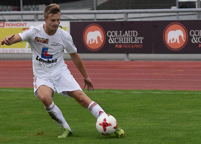 Filip Korneta und der FC Naters: der Start in die Rückrunde ist geglückt.