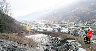 Im Fokus. Eine Infrarotkamera wird k&uuml;nftig den Zulauf und den F&uuml;llstand der beiden Geschiebesammler oberhalb von Eyholz &uuml;berwachen.  