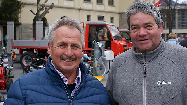 Medar Pfaffen (57) aus Baltschieder und Stefan Schmid (55) aus Ausserberg.