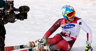 Erfolgreicher Th&eacute;o Gm&uuml;r an den Paralympics in Pyeongchang
