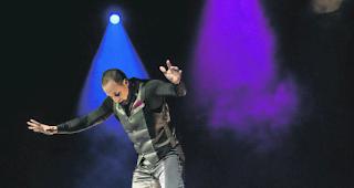 Ausbalanciert. Alexandre Monteiro ist einer der weltweit besten Rola-Rola-Artisten. 