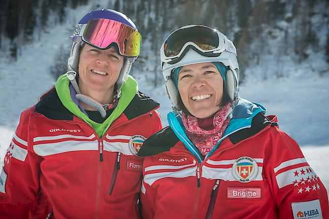 Florence Siegel-Kalbermatten (45), Brigitte Jaggy-Kalbermatten (46) aus Saas-Fee.