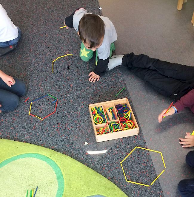 Spannend. Die Schüler lernen im Landschaftspark Binntal spielerisch die Natur und deren Nutzen kennen.