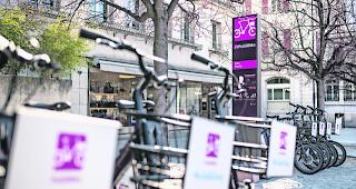 Neue Stationen. Die Velos k&ouml;nnen via App gebucht werden.  