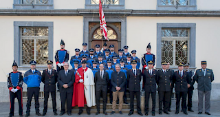 Am Freitag wurden in der Kathedrale von Sitten 17 Polizisten vereidigt. 