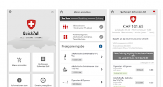 Mit der App &laquo;QuickZoll&raquo; sollen Reisende einfacher den Zoll passieren k&ouml;nnen.