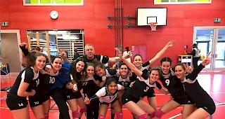 Grosser Jubel. Der VBC Lalden schafft den 1.-Liga-Aufstieg.