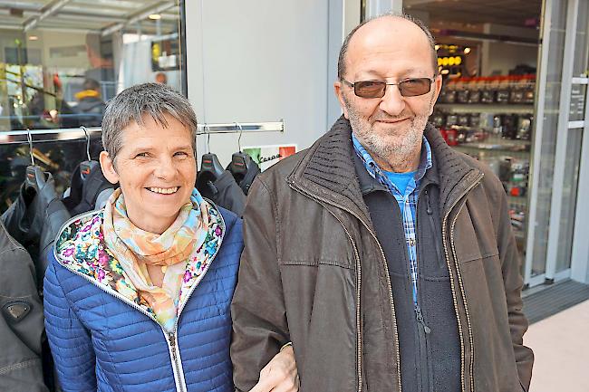 Elisabeth Nyffenegger (56) und Beat Rüffimann (68) beide aus Naters.