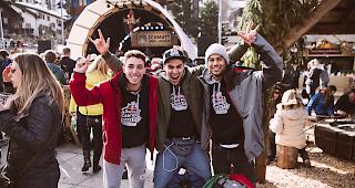 Joao Pedro Oliveira, Miguel Silva und Giuliano Ragusa haben f&uuml;r die dritte Nacht eine Couch in Zermatt zugesagt bekommen.