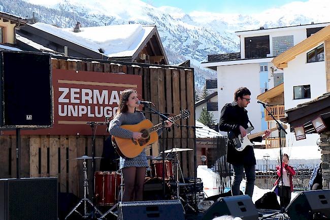 Violetta Zironi eröffnete am Freitag das Zermatt Unplugged.