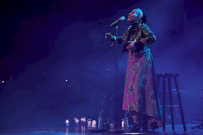 Emeli Sandé stand am Mittwoch auf der Zeltbühne