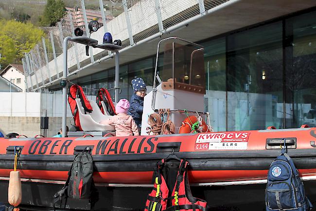 Das Rettungsboot kam gut an.