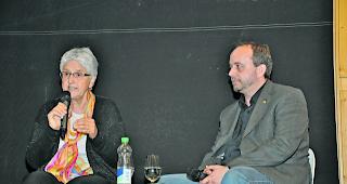 Die Gegner. Die B&uuml;ndner SP-Nationalr&auml;tin Silva Semadeni mit SP-Grossrat Gilbert Truffer k&auml;mpfen vehement gegen die Austragung der Spiele in der Schweiz, im Wallis.