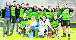 Titel bei den Herren. Der UHC Pfynland setzte sich im Entscheidungsspiel im Penaltyschiessen durch und feierte den Titel. 