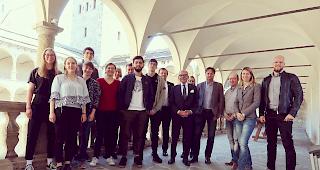 Jugendliche aus Sonthofen und Brig-Glis mit Beh&ouml;rdenvertretern