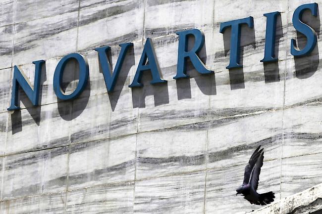 Novartis legt kräftig zu.