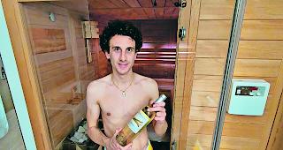 In die W&auml;rme. Mit Weisswein und Frotteetuch. 