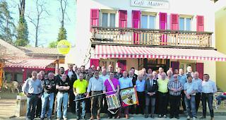 Tradition. Die Sch&uuml;tzenzunft Burgerschaft an ihrem Haupttag.  