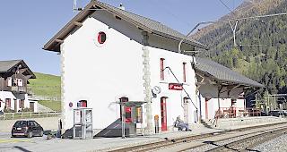 F&uuml;r die Umgestaltung des Bahnhofs Niederwald zu einem Begegnungszentrum fehlt noch Geld.