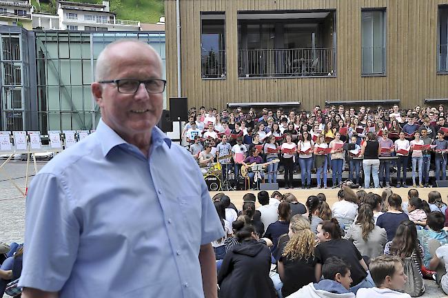 Das Projekt leitete Lehrer Hans Brun.