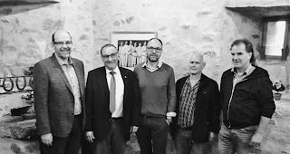 Der Verwaltungsrat und die Gesch&auml;ftsf&uuml;hrung. Michel Schwery (Vizepr&auml;sident), Paul Biffiger (Pr&auml;sident), Diego Pfammatter, Josef Truffer und Markus Sarbach (von links, es fehlt Roland Bittel).