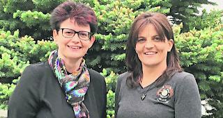 Neues Team. Therese Zenh&auml;usern, aktuell Stellenleiterin ZET Brig und Visp, ab August 2018 Stellenleiterin ZET Brig (links), und Chantal Schnyder, zuk&uuml;nftige Stellenleiterin ZET Visp. 