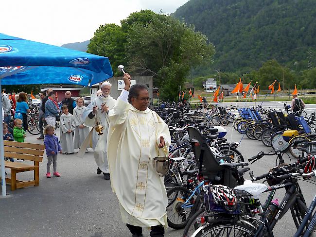 Eindrücklich präsentierte sich der Fuhrpark von Tandem 91 an der Segnung.