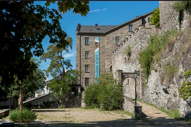 Das Walliser Kunstmuseum in Sitten. 