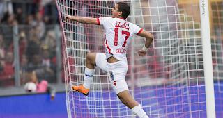 Alex Succar trifft in der 58. Minute f&uuml;r den FC Sitten zum 2:1. 