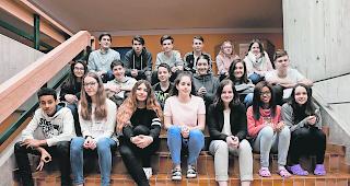 Gutes Projekt. Die Klasse 10B der OS Gampel-Steg.  