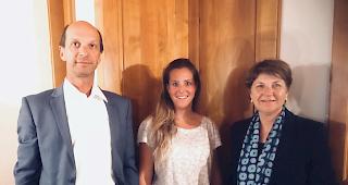 St&auml;nderat Beat Rieder, CVPO-Pr&auml;sidentin Franziska Biner und Nationalr&auml;tin Viola Amherd (von links)