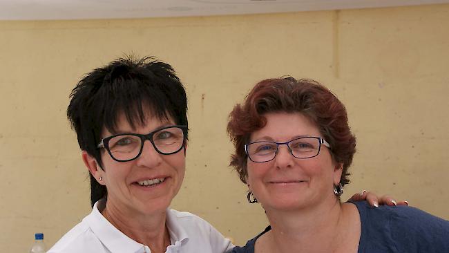 Manuela Brunner (54) aus Brig-Glis und Marcelle Ittig (53) aus Ried-Brig.