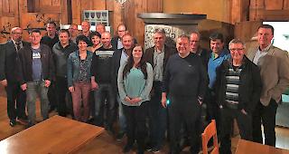 Die Versammlung der CSP Bezirk Leuk