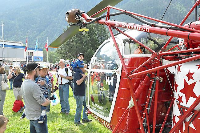 Impressionen des 50-Jahr-Jubliäums der Air Zermatt.