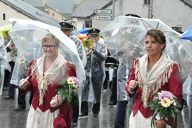 Impressionen des 81. Bezirksmusikfests des Bezirks Brig in Simplon Dorf.