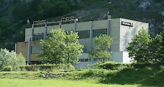 Die Kraftwerkzentrale L&ouml;tschen in Steg.