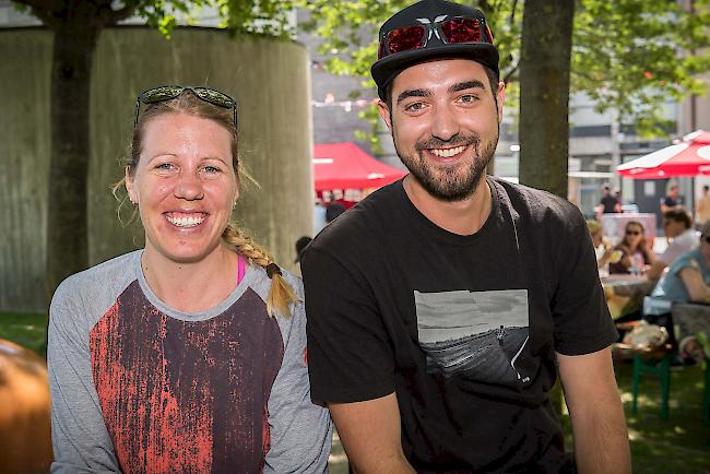 Sophie Mounir (34) und Ramon Kaufmann (26), Naters.