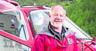 Gast. Bruno Jelk, langj&auml;hriger Zermatter Rettungschef, sprach &uuml;ber Eins&auml;tze.  
