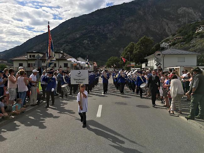 Gast. Die MG Sigigen aus dem Kanton Luzern war eine der Gast-Musikgesellschaften am heutigen Tag.