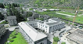 Zufrieden. Luftaufnahme von der Fux campagna: gut unterwegs. 