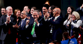 Die Delegierten der USA, von Kanada und Mexiko freuen sich &uuml;ber den Entscheid.