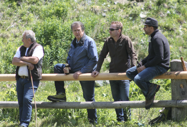 Impressionen vom Stechfest auf der Alpe Rotigen im Turtmanntal vom Samstag.