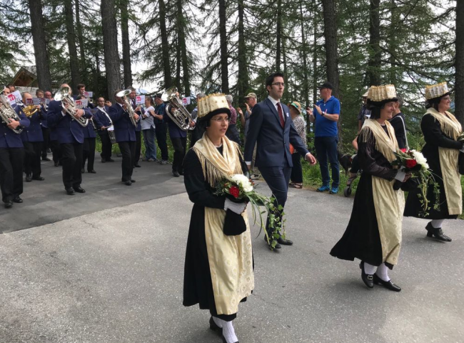 Impressionen vom Bezirksmusikfest Östlich Raron und Goms.