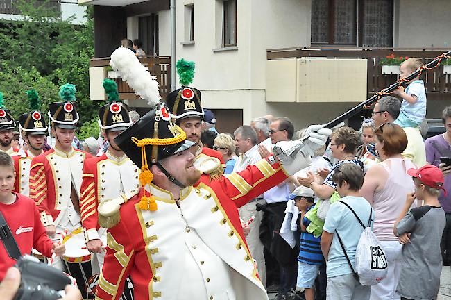 Impressionen des 77. Oberwalliser Tambouren- und Pfeiferfests in Saas-Balen.